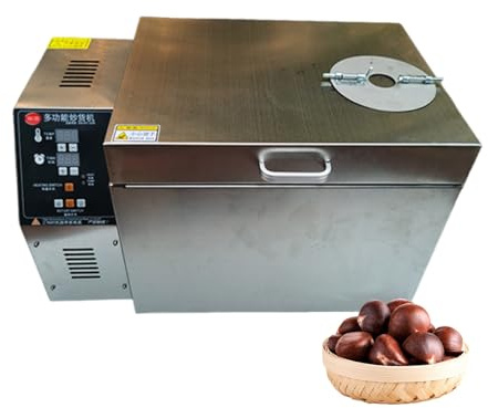 Tostadora De Nueces Y Frutos Secos,Tostadora De Café De Gran Capacidad,Tostadora Eléctrica Para Granos,Tostadora Automática Y Tostadora De Café Para Frutos Secos(1.5KW)