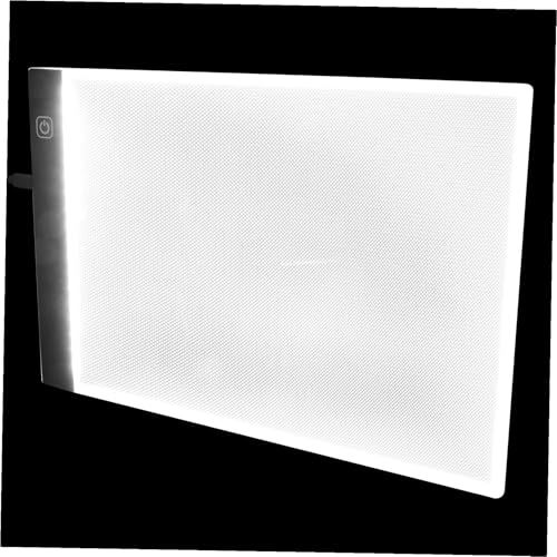 ADOCARN Tablero de Dibujo LED A4 Portátil 200x300 Mm con Luz Regulable Caja de Luz para Calcar Segura de Plástico para Dibujo Caligrafía y Animación con Cable USB 1.5 M