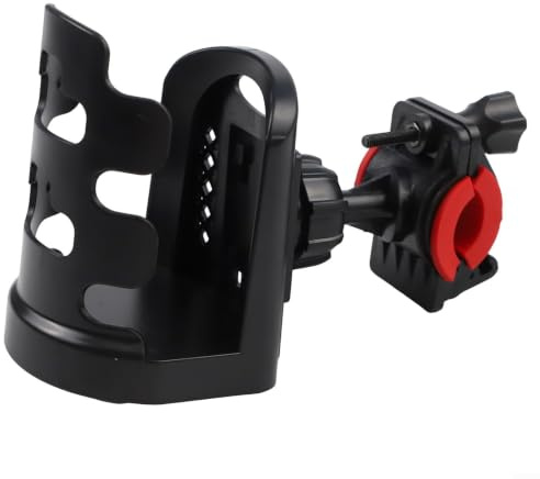 Drinks Holder Bottle Clamp For Microphone Mic Stand And Motorcycle With 360 Degree Rotating Support For Mugs Cans Black