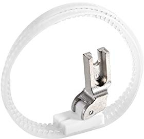sourcing map T35 Nähmaschine doppelt Nylon Ring Nähfuß für hohen Schaft Weiß # T35 1St