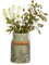 Green Ceramic Pitcher Jug Flower Vase Decorative Vase Flower Pot Planter Spring Summer Wedding Anniversary Home Decor Gift (BR19)