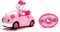 Dickie 7/253244000 Toys Hello Kitty Convertible IRC Vehicle, RC Fahrzeug, Ferngesteuertes Auto mit Infrarot Fernbedienung, fährt vorwärts-gerade, rückwärts-Kurve, inkl. Figur, 17,5 cm