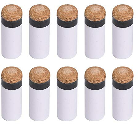 Alomejor 10 stücke Queue Tipps Pool Billard Rod Stick Ersatzteile Repair Tool Liefert Zubehör(12mm)