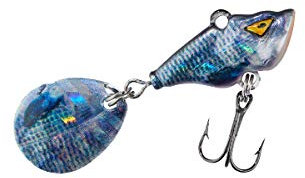 Balzer Shirasu Colonel Spin Buddy Evil Eye - Jigspinner, Größe/Gewicht/Farbe:3.6cm / 21g / Rotauge UV