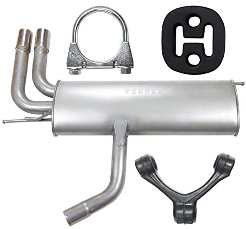 Adamot Endschalldämpfer Auspuff Endtopf für Seat Altea Leon 2 II 1P1 2.0 TDI