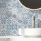 RE-COVERTILES - Adesivi per Piastrelle Bagno e Cucina 12 Pz 15x15 cm - PS00104 Decorazione murale in PVC Impermeabile mattonelle Mosaico Stile cementine Azulejos