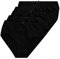 Ulla Popken Damen Slips, 5er-pack, Schwarz, 70-72 EU