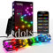 Twinkly Dots 3m, Mehrfarbiger und Flexibler LED-Streifen, Kompatibel mit Alexa und Google Home, Gaming-Lichter, Über 16 Mio. Farben, USB-betrieben, App-Steuerung, Schwarzes Kabel, 60 LEDs