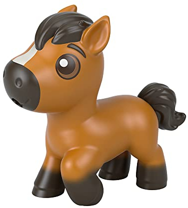 Mini-Sammelfiguren Precious Ponies inspiriert von The Movie Spirit Untamed - Pony Spirit ~ Braunes Pferd mit schwarzem Rand ~ Unopened Identified Blind Mystery Bag ~ Serie 1