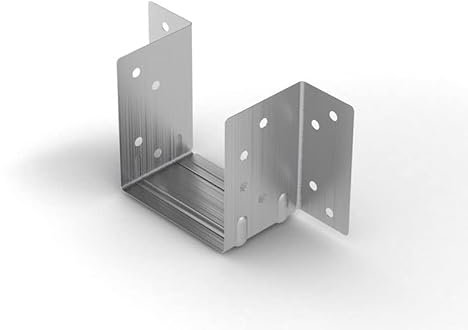 BPC Fixings Galvanised Mini Timber to Timber Joist Hanger 50-Piece Set, 50 mm Width