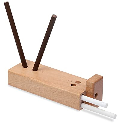 4-Rod Turn Box, Ceramic Sharpener Rod from Kitchen Sharpening Tool, Portable Manual Ceramic Sharpening Rod