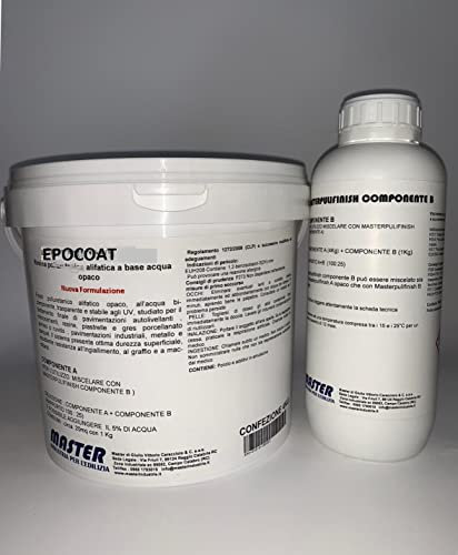 GENERICO Resina Epossidica Colorata per Pavimenti 6kg resa 50-60mq (COLORE 046B)