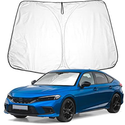 BIXUAN Civic 11 Parasol Compatible con Honda Civic 11 2022 2023 2024 2025 Acura Integra 2023 2024 Parabrisas para el Coche Cubierta del Civic 11 2025 Parabrisas Delantero Bloqueado Protección UV