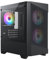 CiT Level 1 Airflow Micro-ATX PC Gaming Case M/ATX with Mesh Front Panel & Tempered Glass Side Panel with with 3 x RGB Rainbow Fans Included | Black