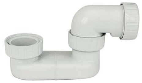 Sifone pp ribassato vasca bianco 11/2 Go plast