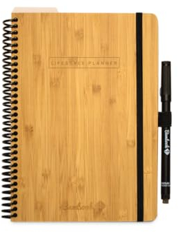BAMBOOK Lifestyle Planner - Bambus-Holz Hardcover - A5
