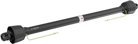 WilTec Arbre Transmission T4 cardan - Longueur 1400-1540 mm / 2X 1 3/8 6 Dents / 460 Nm / 540 TR/Min / 40 KW (55 CV) - Prise de Force agricole