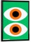 artboxONE Poster mit schwarzem Rahmen 18x13 cm Abstrakt Bauhaus 2 Eye - Bild Bauhaus Bauhaus Art Bauhaus Style