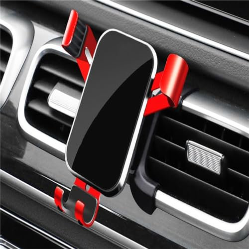 LeLeD Telefon Halterung für Auto Entlüftung,Halterung 360 ° Drehung für Mobiltelefone für Subaru R1 R2 Ascent Chiffon Levorg Lucra Traviq Baja Tribeca Dex,E-Red