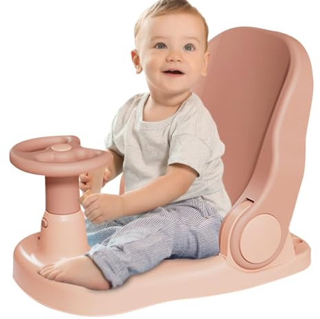 Raxove Kindersitz zum Baden, Anti-Rutsch-Sitz Klappstuhl mit Saugnäpfen, Sitting-Up Dusche Badewannenstützstuhl für Wohnzimmer, Badewanne, Duschraum