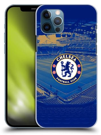 Head Case Designs Officially Licensed Chelsea Football Club Stamford Bridge Retro Kit and Stadium Hard Back Case Compatible With Apple iPhone 12 / iPhone 12 Pro