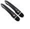 XUBOR Garniture de poignée de porte de voiture noire brillante, accessoires de style, for Renault, Megane 3 MK3 III 2008 2009 2010 2011 2012 2013 2014 2016 Couvre-poignées de porte de voiture(BLACK 2d