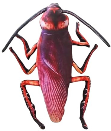 Plüschkissen für Kakerlake - Lustiges Geschenk für Kakerlaken, 21 Zoll Kakerlakenspielzeug | Realistisches Plüschtier Kakerlake, tragbare leichte Plüschtiere