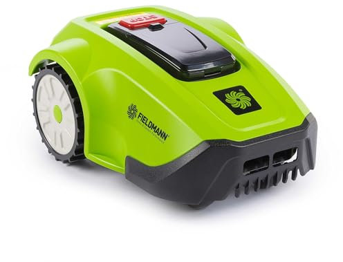 Mähroboter 600m² - 20V 2Ah Li-Ion Akku, Breite 17cm, einstellbare Höhe (3/4/5cm), intelligente Programmierung, Regensensor, Kantenschnitt, mehrere Zonen, LCD-Bildschirm