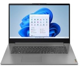 Lenovo Ordinateur Portable IdeaPad 3 17IAU7 17,3 16 Go RAM 512 Go 512 Go SSD Intel Core i5-1235U - Marque EAN : 0198154325923