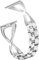 KOCKSHION 1pièce Bracelet De Montre Intelligent Inoxydable Avec Strass Incrustés Pour Montre Compatible