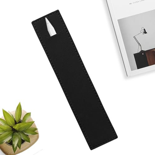 Porte-stylo pour ordinateur portable avec boucle pour crayon | Pochette fine portable amovible réglable pour planificateur, tablette, journal, voyage, école, lieu de travail