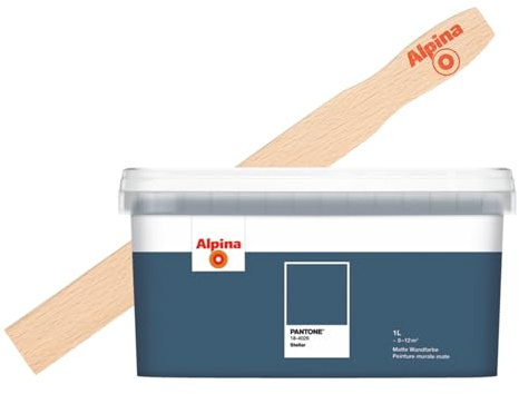 Alpina PANTONE Stellar – Wandfarbe – inkl. gratis Rührholz – 1 Liter