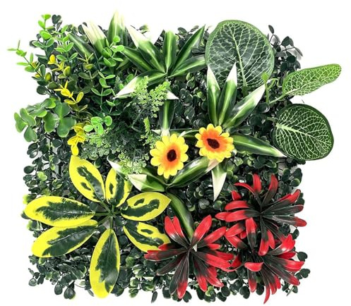 Heckenpflanzen, Sichtschutzwände, Künstlicher Efeu-Sichtschutzzaun, Pflanzenwände, UV-beständig, For Den Innen- Und Außenbereich, Gärten, Zäune, Gartendekoration(Style E,4 pieces)