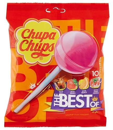 Chupa Chups The Best Of Lollipops (Pack of 10)