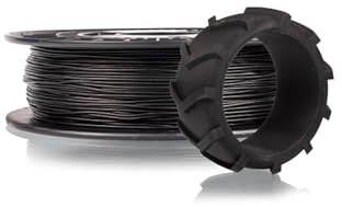 FilamentPM 3D Filament - TPE, 0,5kg / 1.75mm - Rubber jet (Schwarz TPE 88)