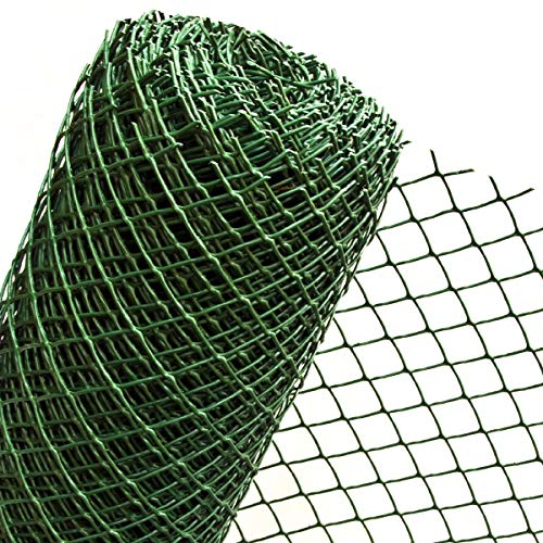 HaGa® Clôture de jardin renforcée - Hauteur : 1,50 m - Mailles : 50 mm (vendu au mètre)