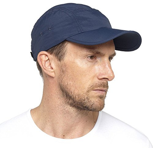 Undercover Adults Lightweight Baseball Cap with Folding Peak Black, Beige, Khaki, Pink or Navy Foldable Hat