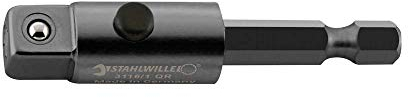 Stahlwille 32161001 - Acoplamiento para puntas para tornillos 3216/1 QR peso 23 Kg., Silber