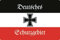Blechschild 20x30cm gewölbt Deutsches Schutzgebiet Deko Geschenk Schild