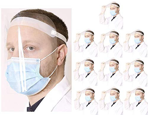 LOVETRENDS Protective Visor Anti Droplet Dust-Proof Protect Transparent Covering Visor Shield (10)