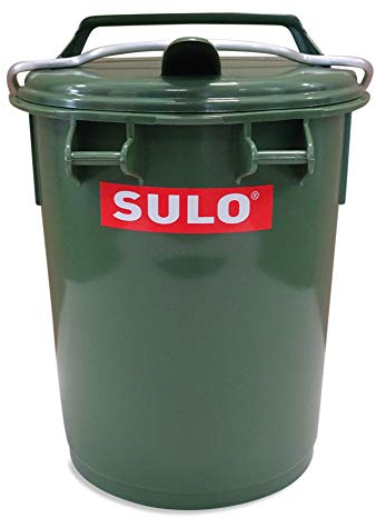 Sulo 35 Liter Systemmülleimer Mülltonne Farbe grün mit Alu-Bügel