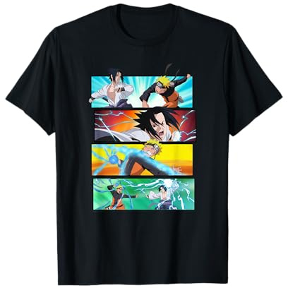 Naruto Shippuden Naruto vs Sasuke T-Shirt