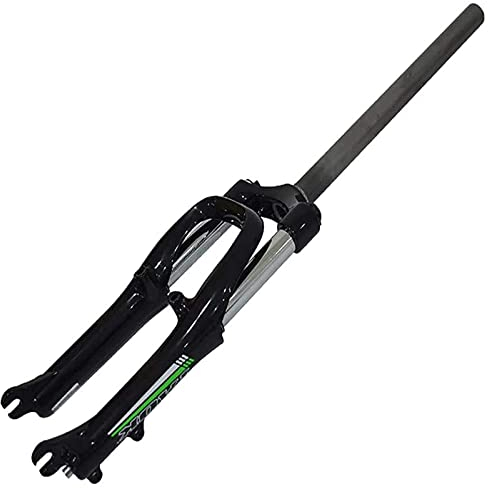 ksamwjf 20 Zoll MTB Fahrradgabel Federgabel, Fahrrad Federgabel, Fahrrad Vordergabel, Mountainbike Gabel, Luft, 100 mm, 1-1/8, QR, Manuelle Sperre, D盲mpfungseinstellung