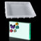 Zayookey Époxy Moules en Silicone Rectangle Moules en Résine Spécimen Moule de Coulée Cadres Photo pour DIY Resine Plateau (19,6x13,6cm)