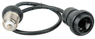 Showtec E27 Pipette, 50 cm Verlängerungskabel