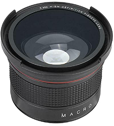 58MM 0.35X Detachable Camera Macro Fisheye Lens Multi-Coated Wide Angle Replacement For Canon SLR DSLR Spare Part