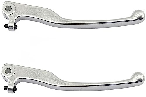 ACCOSSATO Paar Hebel für Aprilia Leonardo von 1999 bis 2002 (CC 125) Hebel silber