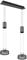 Trio Leuchten LED Pendelleuchte Franklin 326510242, Metall Anthrazit, inkl. 2x 9 Watt LED, Switch Dimmer