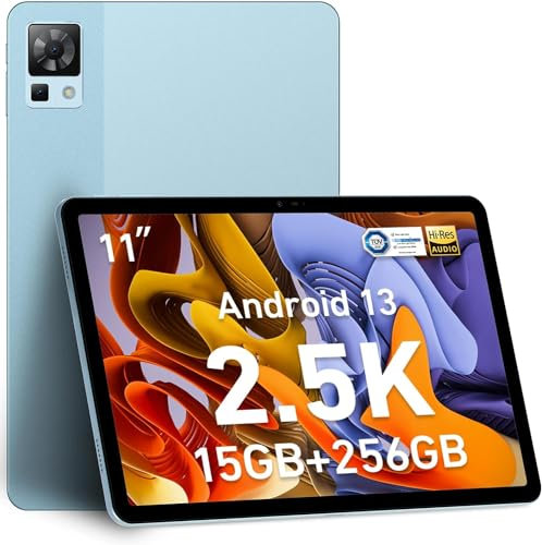 DOOGEE T30PRO Tablet 11 Pollici, 15GB RAM + 256GB ROM (2TB TF) Tablet con Sim, Helio G99 Octa-Core 2.5K Tablet Android, 8580mAh 33W Ricarica Rapida, 20MP Dual SIM 4G LTE Tablet Gaming Widevine L1