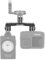 XBERSTAR Soporte para computadora de bicicleta, soporte de luz para cámara GPS de bicicleta para Garmin / para Wahoo Edge (soporte doble)